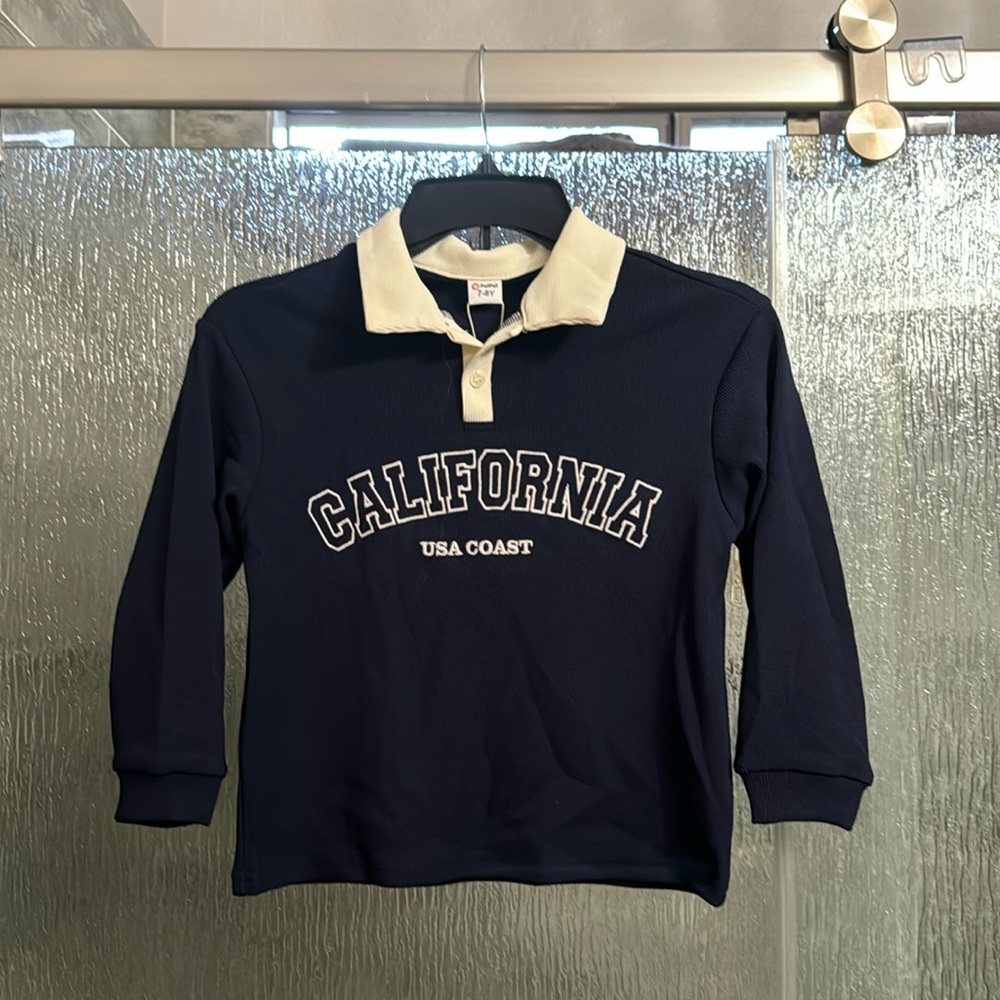 Long sleeve polo shirt